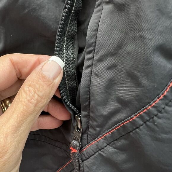 Mountain Hardwear Jacket Women's 2 Gray Hoodie Windstopper Soft Shell Full Zip - Picture 7 of 13